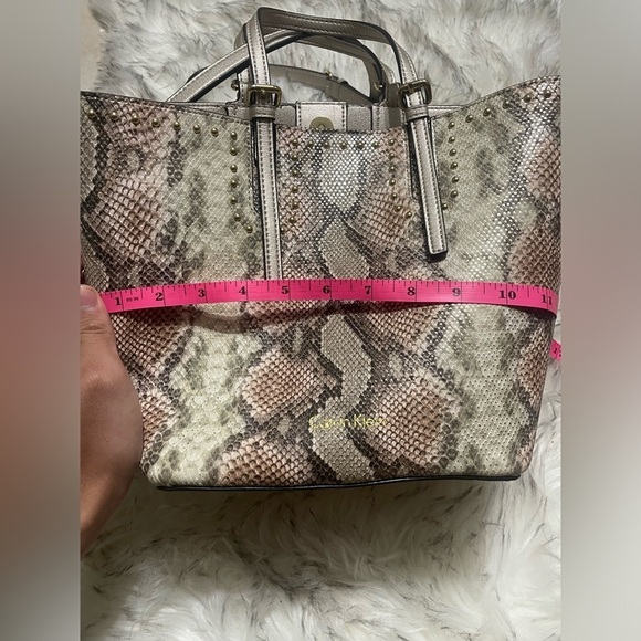 Snake bag and pouch snake crossbody tote bag and golden zipper pouch - Picture 8 of 16